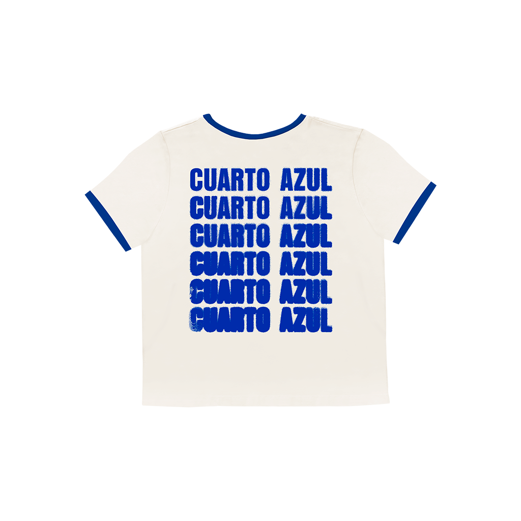 Baby tee CUARTO AZUL