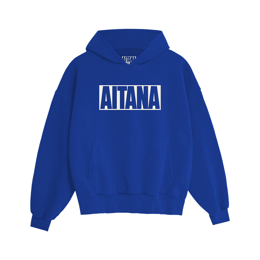 Sudadera boxy CUARTO AZUL