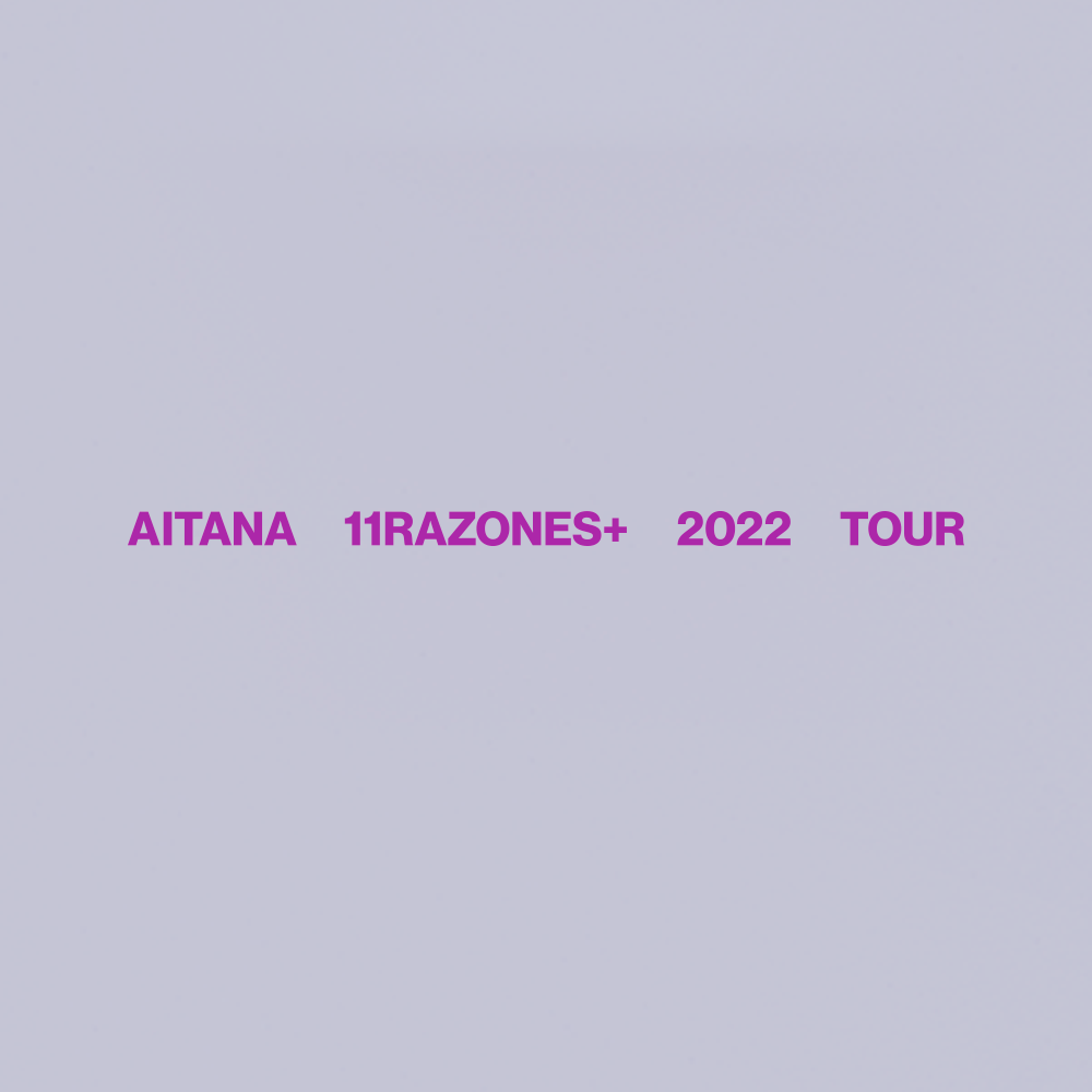 Camiseta Oficial 11Razones+ Tour