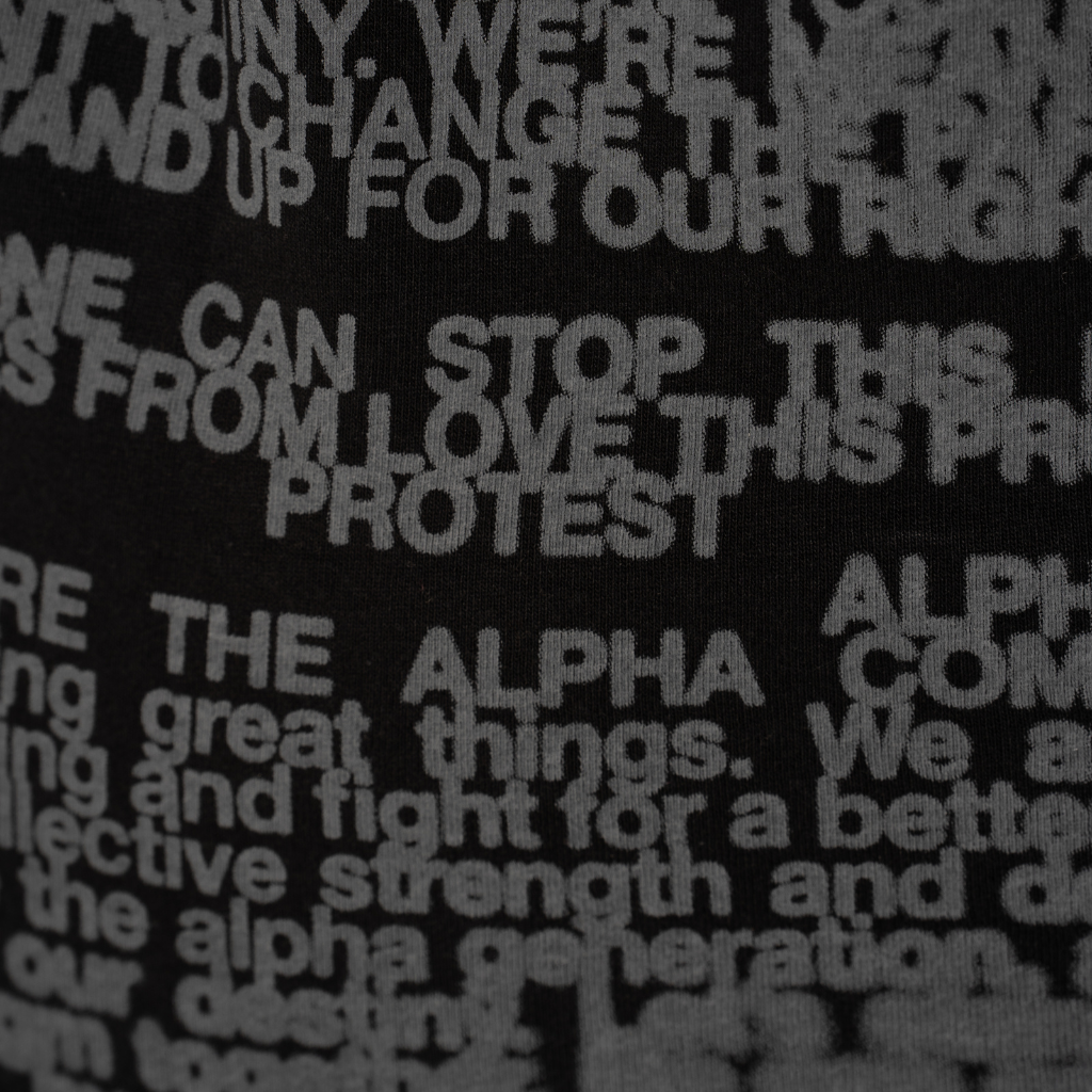 camiseta alpha09: WE BELONG