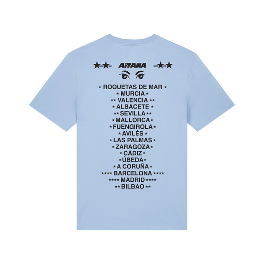 CAMISETA OFICIAL CUARTO AZUL WORLD TOUR (EDICIÓN ESPAÑA)