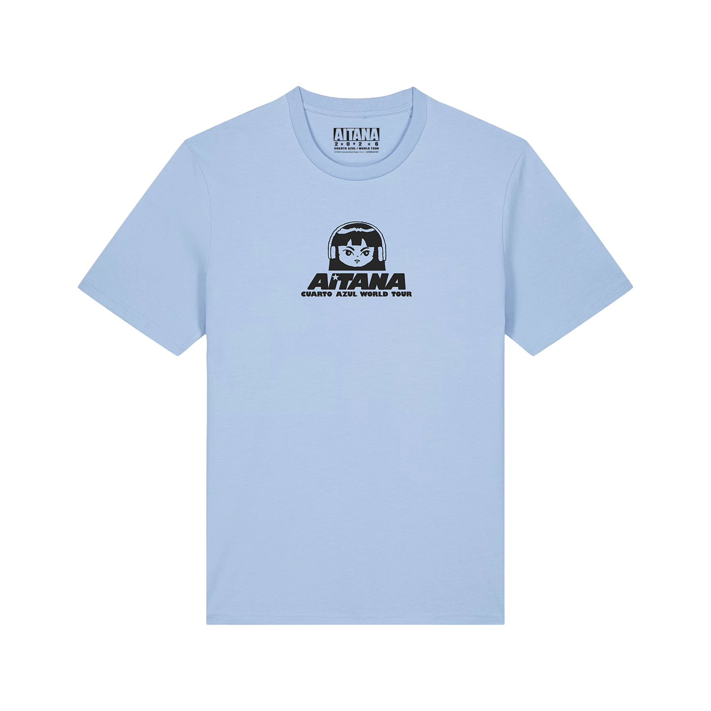 CAMISETA OFICIAL CUARTO AZUL WORLD TOUR (EDICIÓN ESPAÑA)