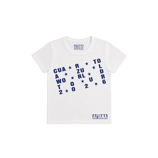 BABY TEE CUARTO AZUL WORLD TOUR