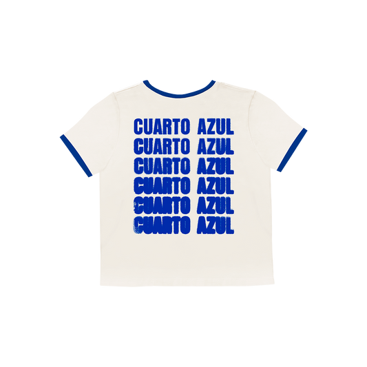 Baby tee CUARTO AZUL