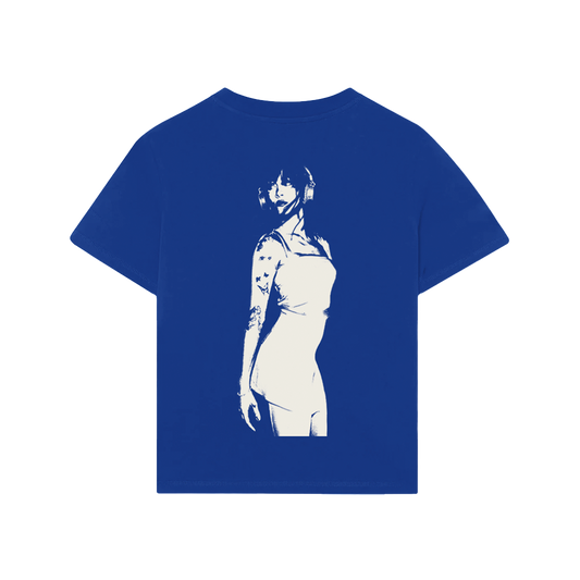 Camiseta cropped CUARTO AZUL