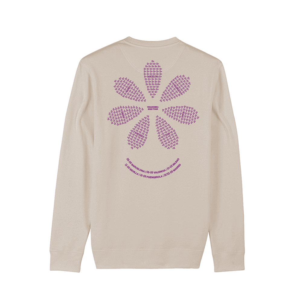 Sudadera Flor 11 Razones+ Tour